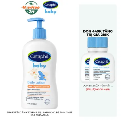 Sữa Dưỡng Ẩm Cetaphil Dịu Lành Cho Bé Tinh Chất Hoa Cúc 400ml
