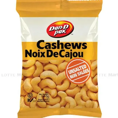 Hạt Điều Không Muối Dan.d.pak Gói 100g