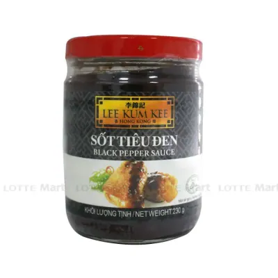 Sốt Tiêu Đen Lee Kum Kee Hũ 230g