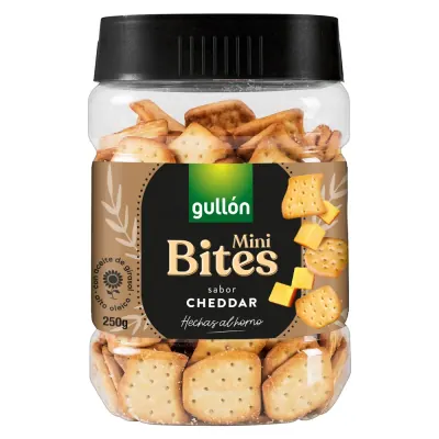 Bánh Quy Mặn Gullon Mini Vị Phô Mai Cheddar 250g