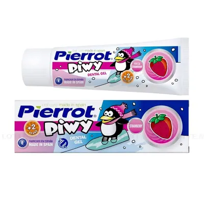 Kem Đánh Răng Trẻ Em Pierrot Piwy Hương Dâu Tuýp 75ml