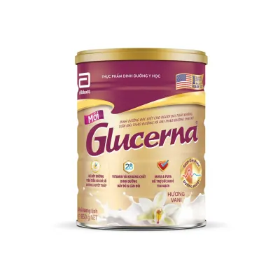 Thực Phẩm Dinh Dưỡng Glucerna Hương Vani Hộp Thiếc 800g