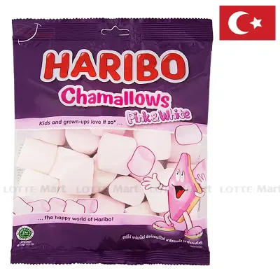 Kẹo Xốp Haribo Chamallows Pink & White Bịch 150g