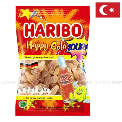 Kẹo Dẻo Haribo Happy Cola Zourr Bịch 80g