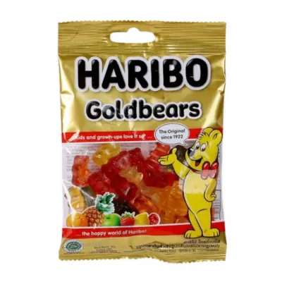 Kẹo Dẻo Goldbears Vị Chua Haribo Gói 80g