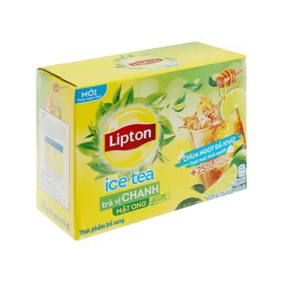 Trà Lipton Ice Trà Chanh Hộp Giấy 16 x 12g