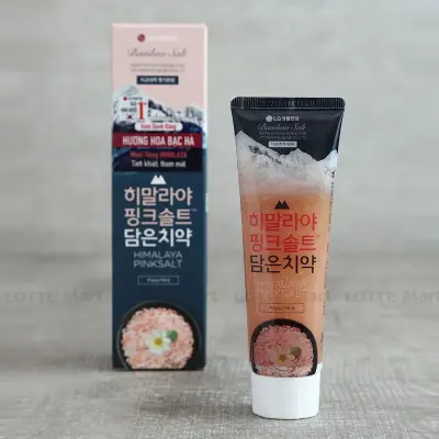 Kem Đánh Răng Bamboo Salt Muối Hồng Himalaya Hương Hoa Bạc Hà 100g