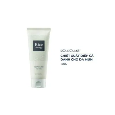 Sữa Rửa Mặt On the body Rice Therapy Diếp Cá 150ml