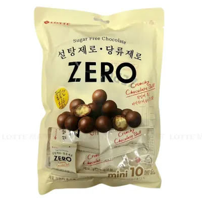 Socola Lotte Crunch Ball Zero Gói 140g
