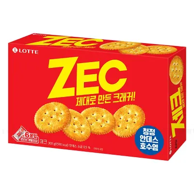 Bánh Quy Mặn ZEC Lotte Hộp 300g