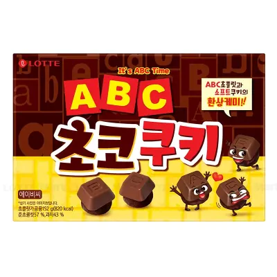 Bánh Socola Cookie Sữa ABC Lotte Hộp 152g