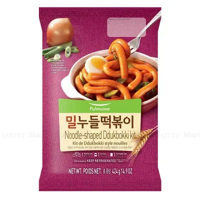 Bánh Gạo Tteokbokki Dạng Sợi Pulmuone Gói 424g