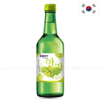 Rượu Soju Korice Hương Nho Xanh 12% ABV 360ml
