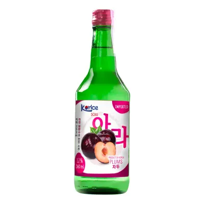 Rượu Soju Korice Hương Mận 12% ABV 360ml