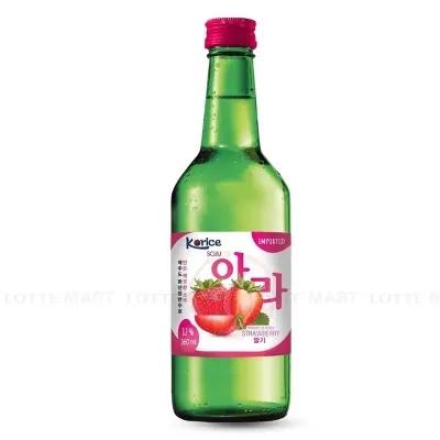 Rượu Soju Korice Hương Dâu 12% ABV 360ml