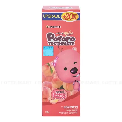 Kem Đánh Răng Trẻ Em Pororo Vị Đào Tuýp 70g