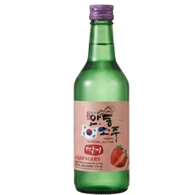 Rượu Soju Andong Vị Dâu 12% 375ml