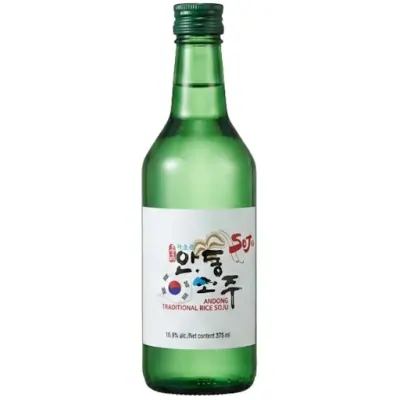 Rượu Soju Andong Vị Nguyên Bản 16.9% 375ml