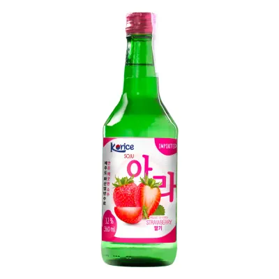 Rượu Soju Korice Hương Dâu 12% 360ml