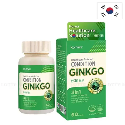 Viên Uống Bảo Vệ Sức Khỏe Kolmar Condition Ginko Hộp 60 Viên