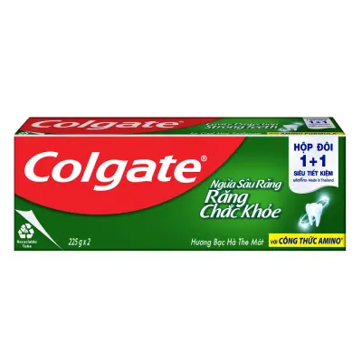 Bộ 2 Kem Đánh Răng Colgate Ngừa Sâu Răng 225g