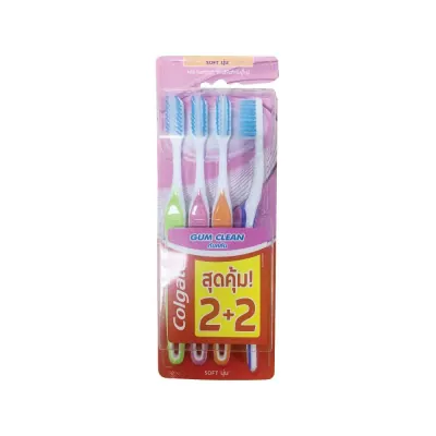 Bộ 04 Bàn Chải Đánh Răng Colgate Gum Clean