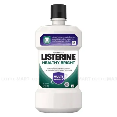 Nước Súc Miệng Listerine Healthy Bright 750ml