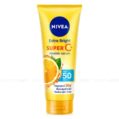 Tinh Chất Dưỡng Thể Nivea Vitamin Super C+ Sáng Da SPF50/PA+++ 180ml