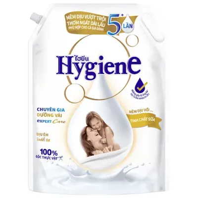 Nước Xả Vải Đậm Đặc Hygiene Dịu Êm 3L