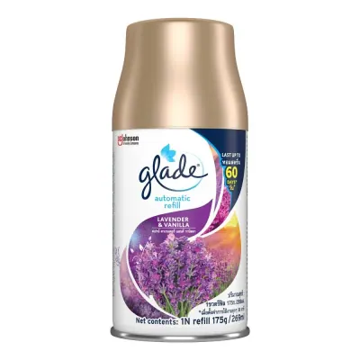 Xịt Phòng Tự Động Glade Hương Oải Hương & Vani 252ml