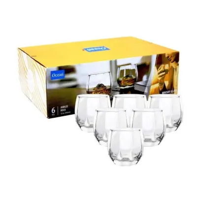 Bộ Ly Thủy Tinh Ocean Jubilee Rock 340ml – 6 Cái