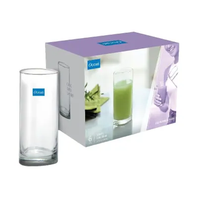Bộ Ly Thủy Tinh Ocean Trinity Hiball 380ml 6 Cái
