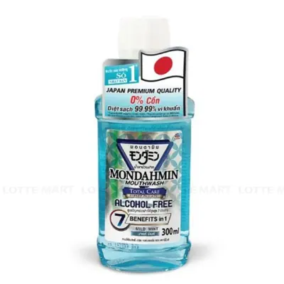 Nước Súc Miệng Mondahmin Total Care Extra Cool Chai 300ml