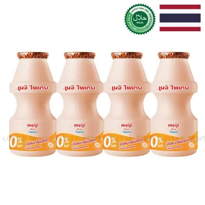Lốc 4 Chai Sữa Chua Uống Meiji Hương Cam Chai 85ml