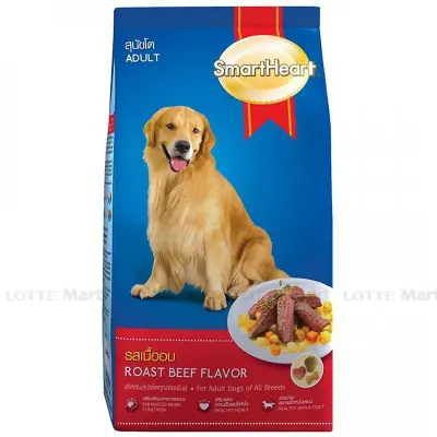 Thức Ăn Cho Chó Trưởng Thành SmartHeart Vị Thịt Bò Nướng 1.5kg