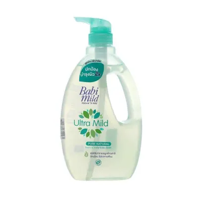 Sữa Tắm Gội Trẻ Em Babi Mild Pure Natural 800ml