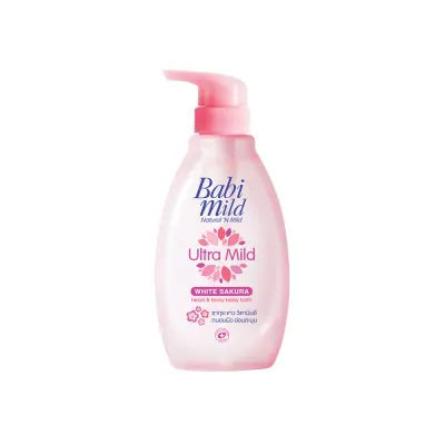 Sữa Tắm Gội Babi Mild White Sakura 380ml
