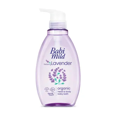 Sữa Tắm Gội Babi Mild Lavender Organic 380ml