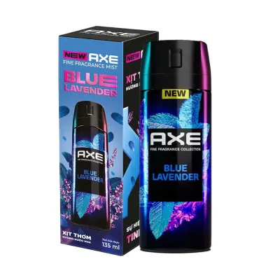 Xịt Ngăn Mùi Dành Cho Nam Axe Hương Nước Hoa Blue Lavender Chai 135ml