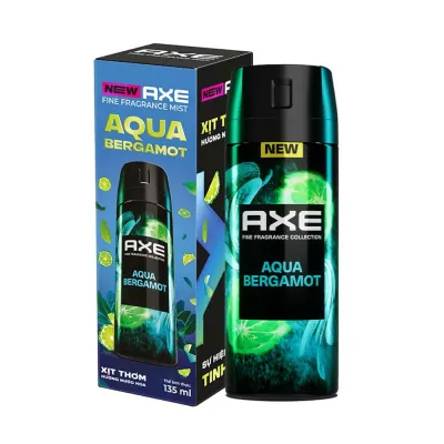 Xịt Ngăn Mùi Dành Cho Nam Axe Hương Nước Hoa Aqua Bergamot Chai 135ml
