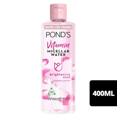 Nước Tẩy Trang Pond's Vitamin và Hoa Hồng Sáng Da 400ml