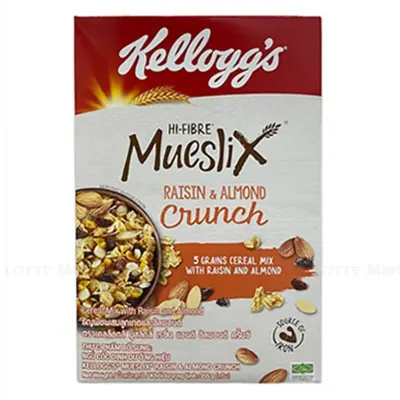 Bánh Ăn Sáng Kellogg's Mueslix Raisin & Almond Crunch 355g