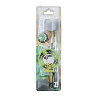 Bộ 2 Bàn Chải Đánh Răng Oral-Clean Carbon Slim Soft (Màu Ngẫu Nhiên)