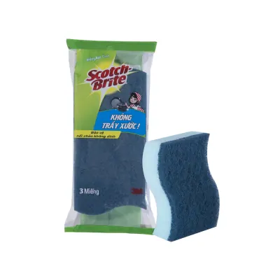 Chùi Xoong 2 Mặt Hsong Ss 3M – 3 Miếng