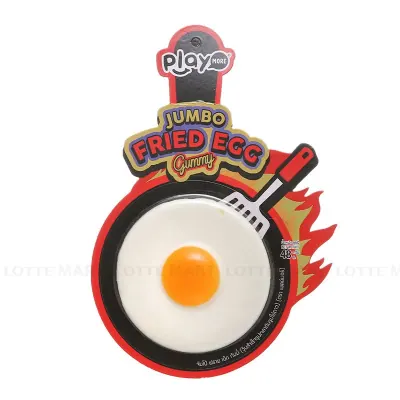 Kẹo Dẻo Hình Trứng Chiên Jumbo Playmore Gói 48g