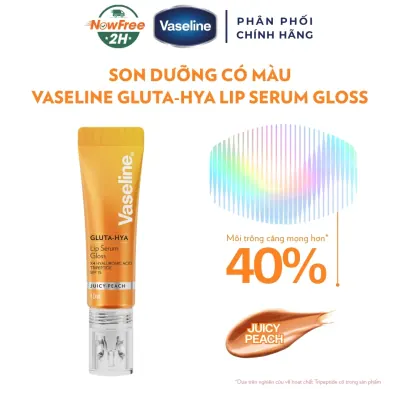 Son Dưỡng Có Màu Vaseline Juicy Peach - Cam Đào 10ml