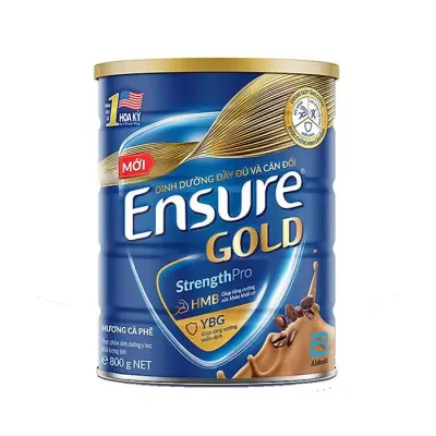 Thực Phẩm Dinh Dưỡng Ensure Cà Phê Hộp Thiếc 800g
