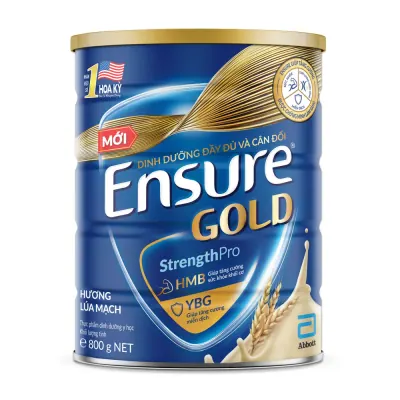 Sữa Bột Ensure Gold Hương Lúa Mạch 800g