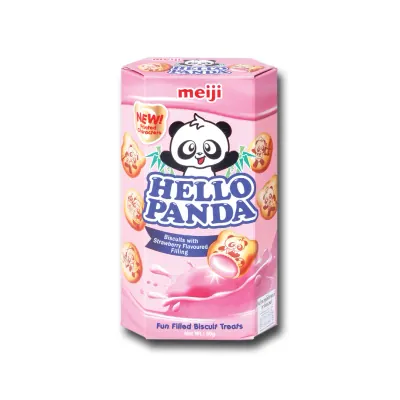 Bánh Hello Panda Dâu Hộp Giấy 40g
