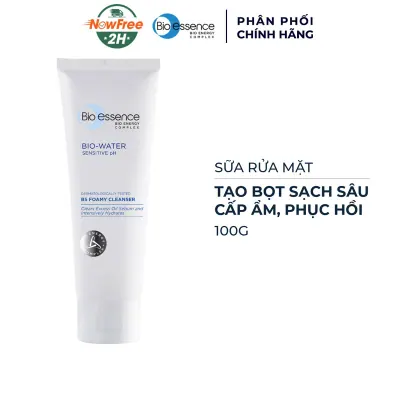 Sữa Rửa Mặt Bio-essence Tạo Bọt Cấp Ẩm Làm Dịu Da 100g